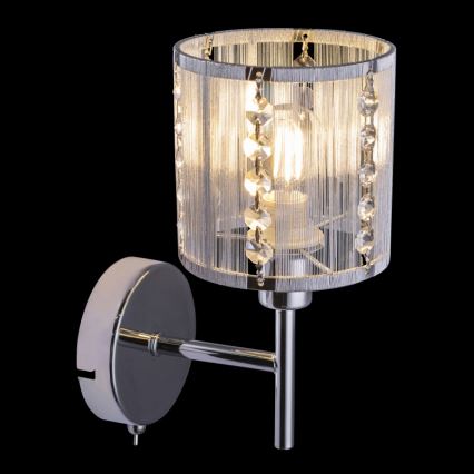 Globo - Настінний світильник 1xE14/40W/230V матовий хром