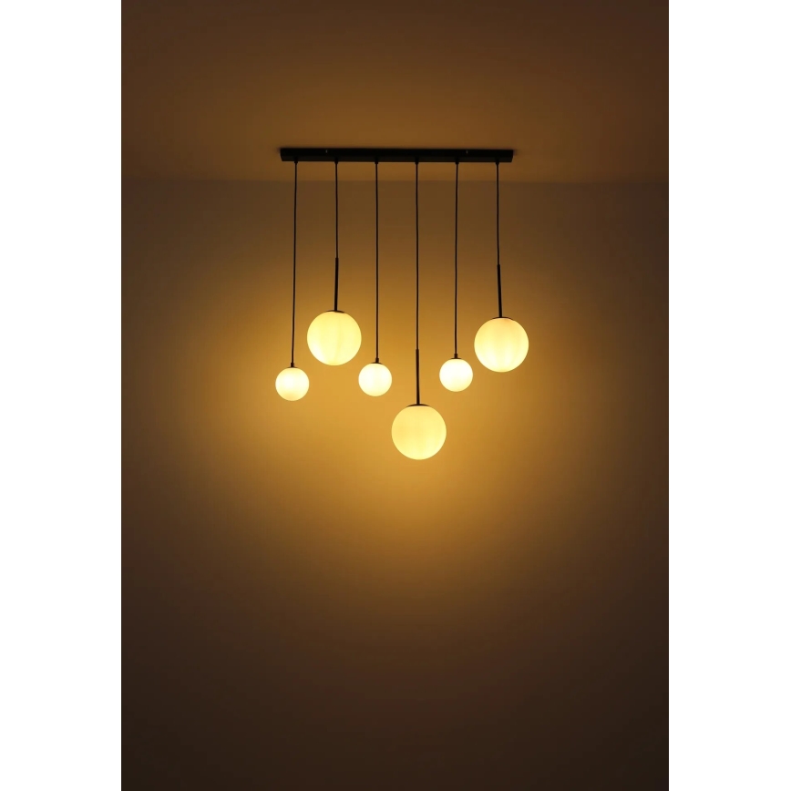 Globo - Підвісна люстра 3xE27/9W/230V + 3xG9/5W