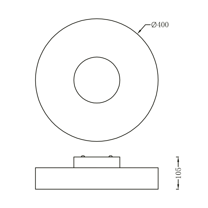 Globo - Светодиодный потолочный светильник LED/24W/230V