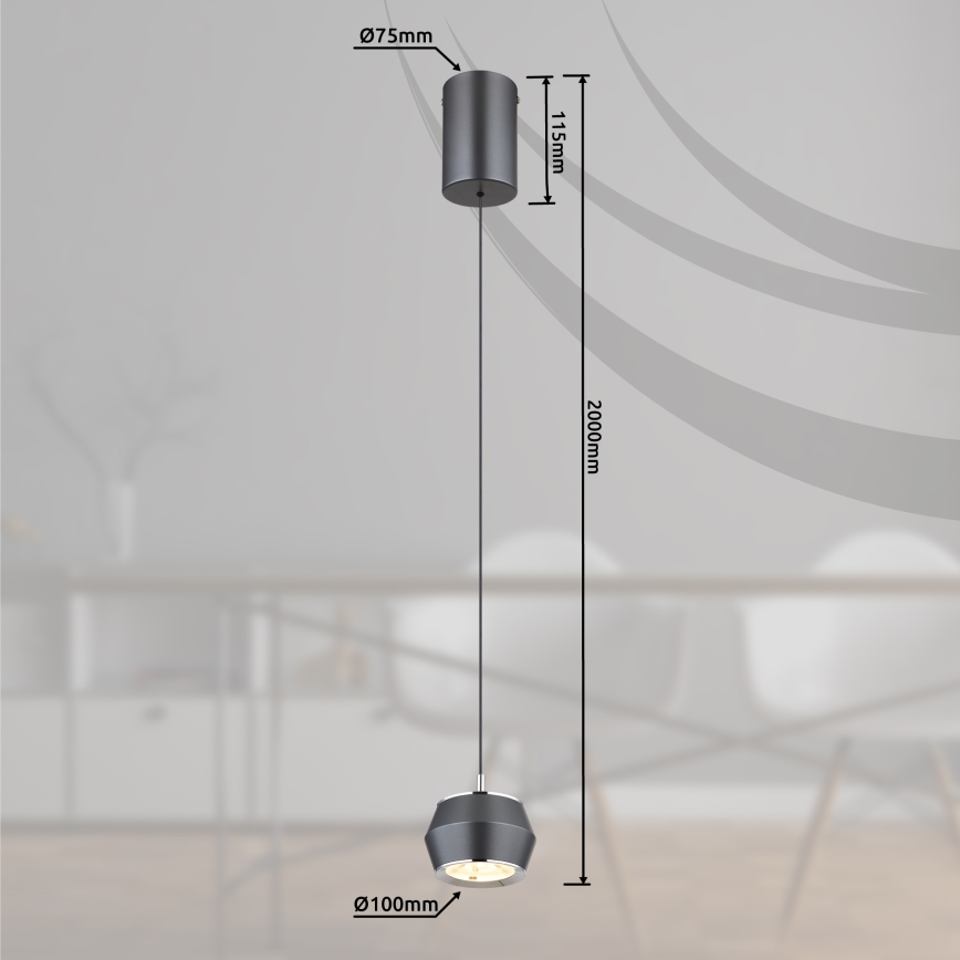 Globo - Світлодіодна підвісна люстра LED/6W/230V