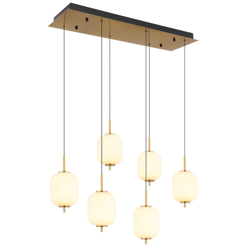 Globo - Світлодіодна підвісна люстра 6xLED/6,7W/230V