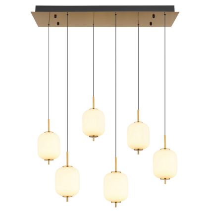 Globo - Світлодіодна підвісна люстра 6xLED/6,7W/230V