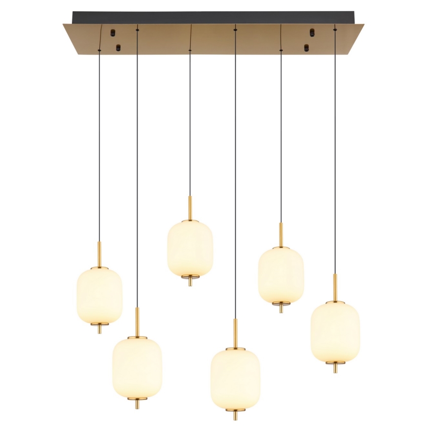 Globo - Світлодіодна підвісна люстра 6xLED/6,7W/230V