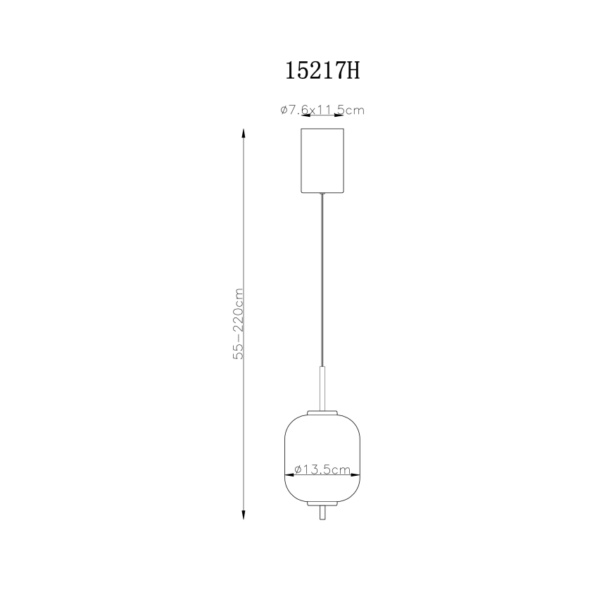 Globo - Светодиодная подвесная люстра LED/7W/230V