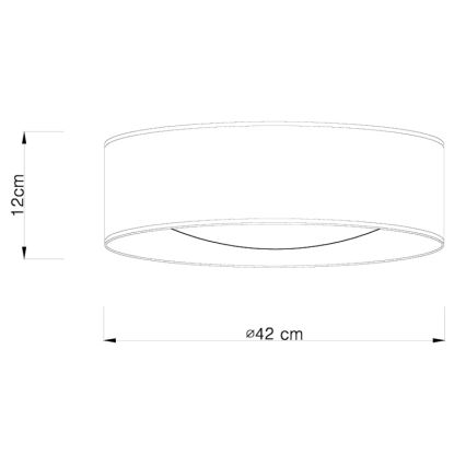 Globo 15229D7 - Светодиодный потолочный светильник CLARKE LED/18W/230V