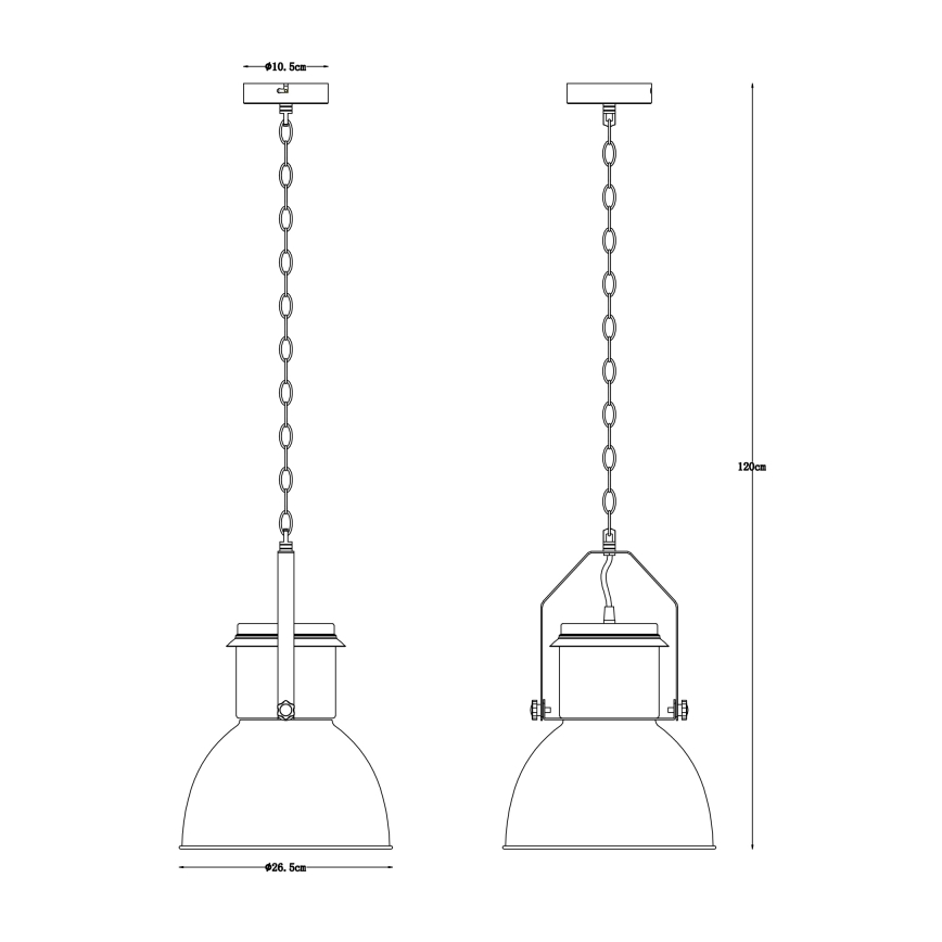 Globo 15282 - Люстра на цепи KUTUM 1xE27/40W/230V
