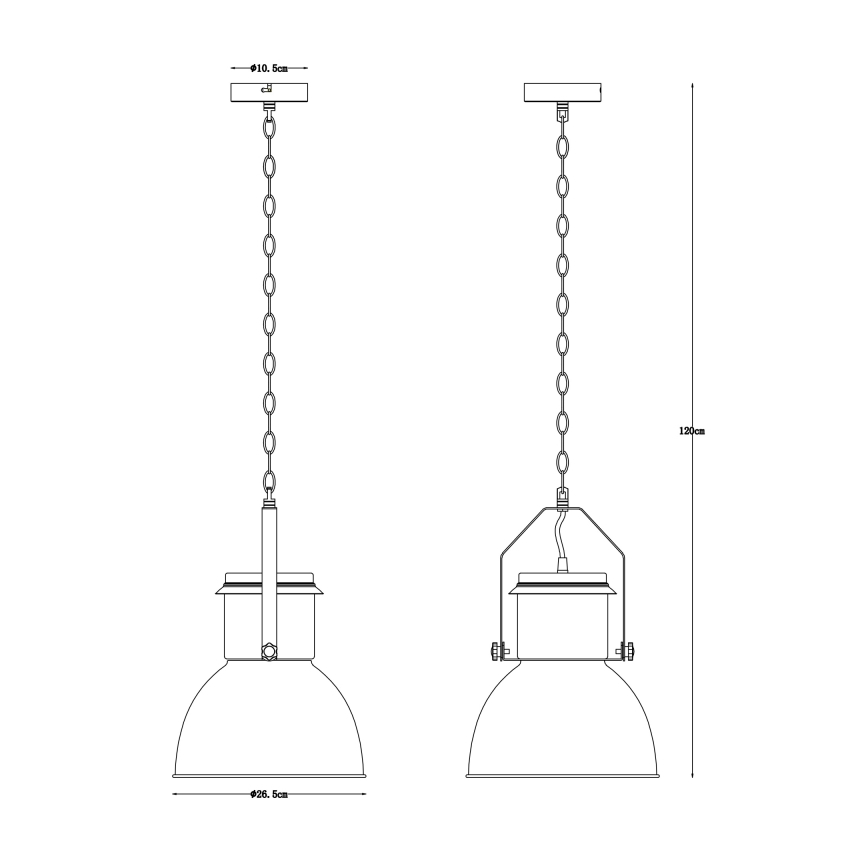 Globo 15283 - Люстра на цепи KUTUM 1xE27/40W/230V