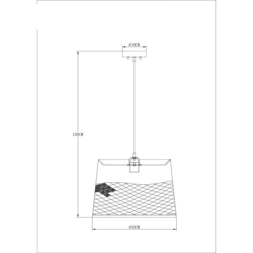 Globo - Подвесная люстра 1xE27/60W/230V