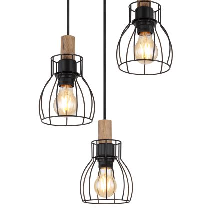 Globo - Подвесная люстра 3xE27/40W/230V