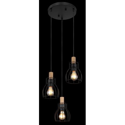 Globo - Подвесная люстра 3xE27/40W/230V