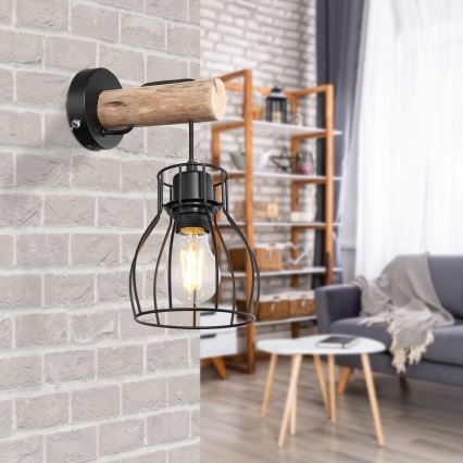 Globo 15326NW - Настенный светильник MINA 1xE27/40W/230V