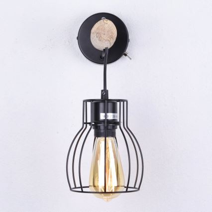 Globo 15326NW - Настенный светильник MINA 1xE27/40W/230V