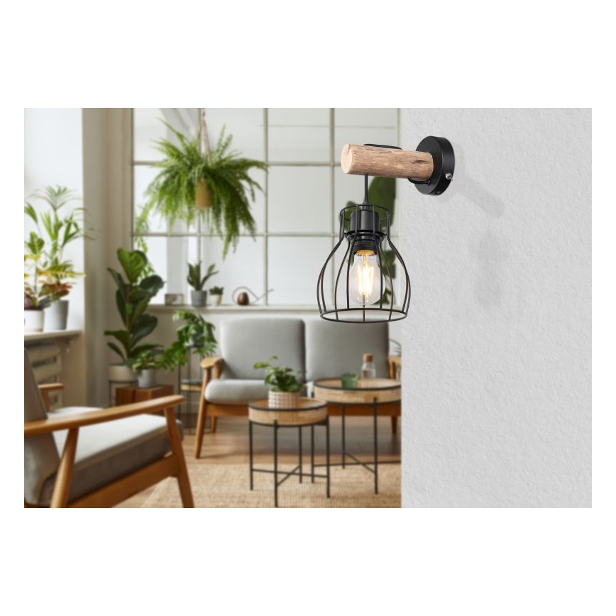 Globo 15326NW - Настенный светильник MINA 1xE27/40W/230V
