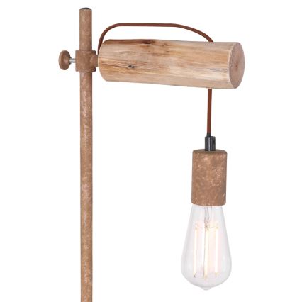 Globo - Настольная лампа 1xE27/40W/230V тополь