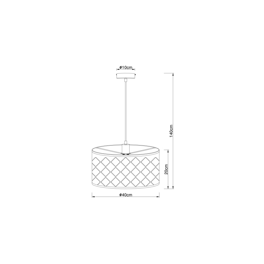 Globo 15329H - Люстра на тросе HARALD 1xE27/60W/230V