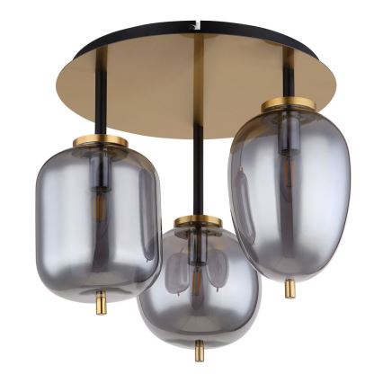 Globo - Накладна люстра 3xE14/40W/230V латунь