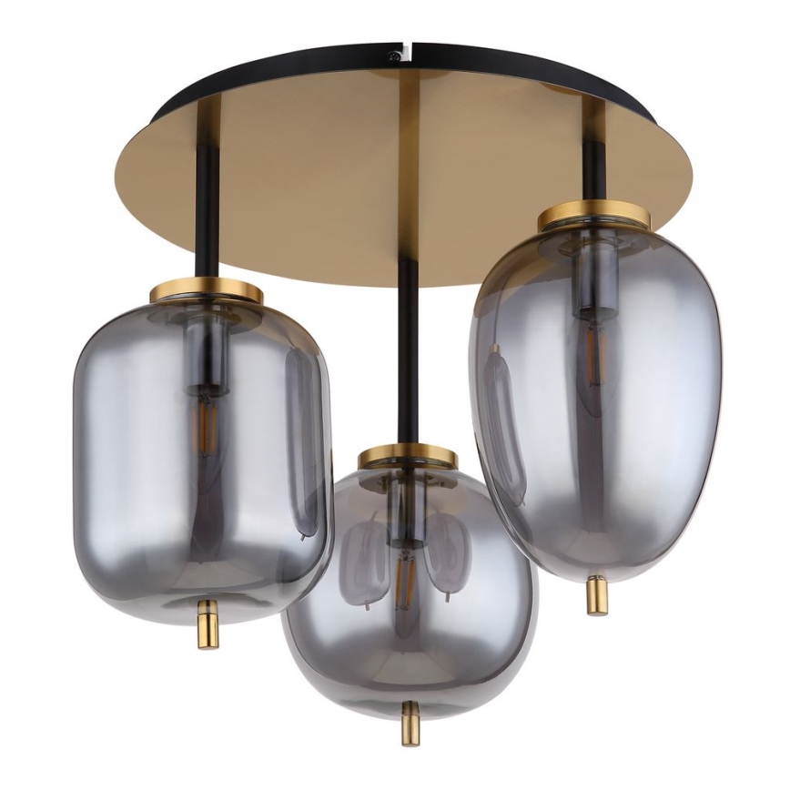 Globo - Накладна люстра 3xE14/40W/230V латунь