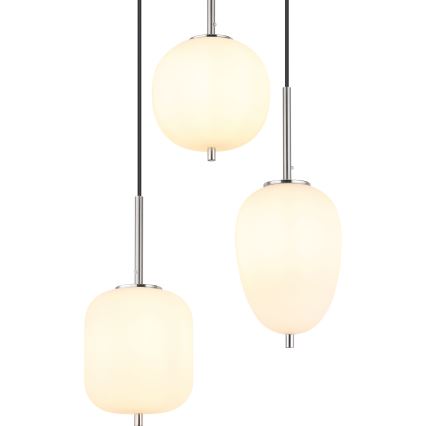 Globo - Підвісна люстра 3xE14/40W/230V глянцевий хром