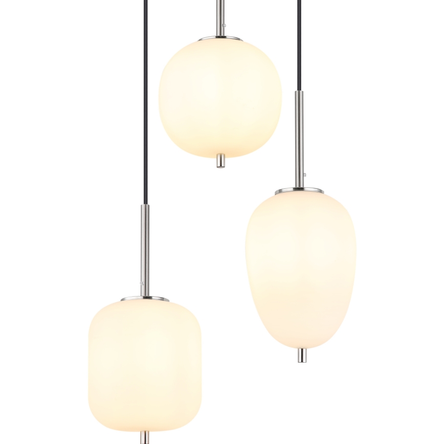 Globo - Підвісна люстра 3xE14/40W/230V глянцевий хром