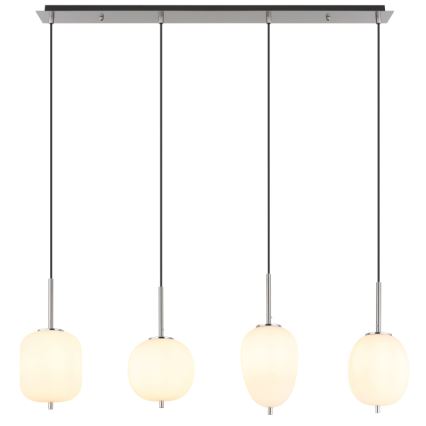 Globo - Підвісна люстра 4xE14/40W/230V білий