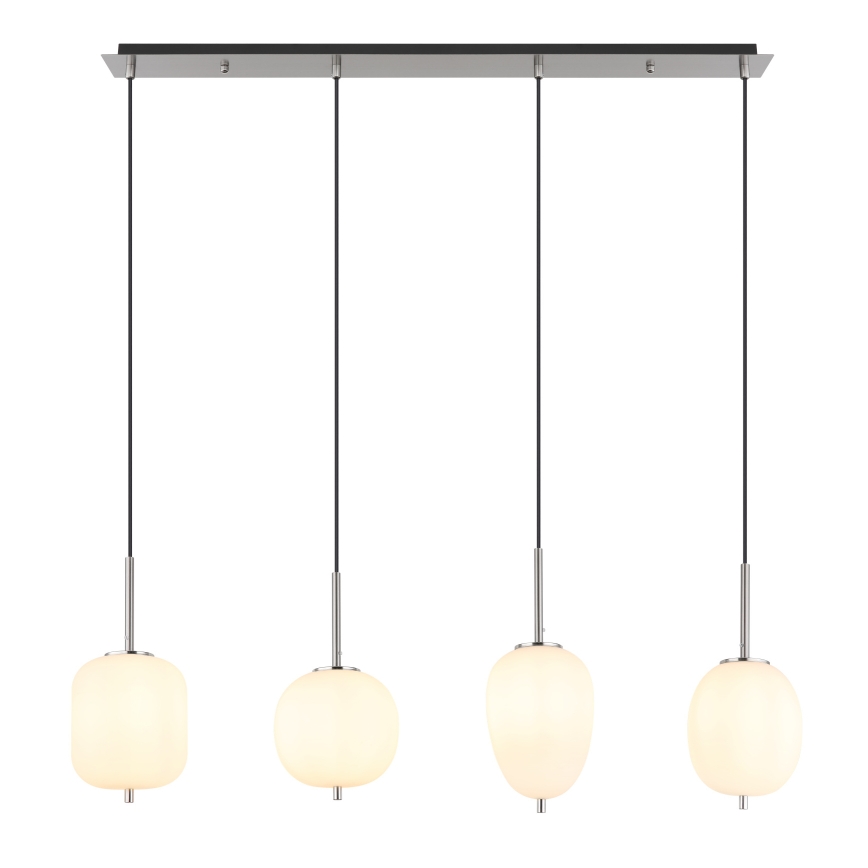 Globo - Підвісна люстра 4xE14/40W/230V білий