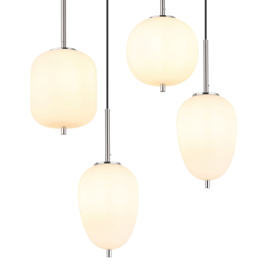 Globo - Подвесная люстра 6xE14/40W/230V блестящий хром