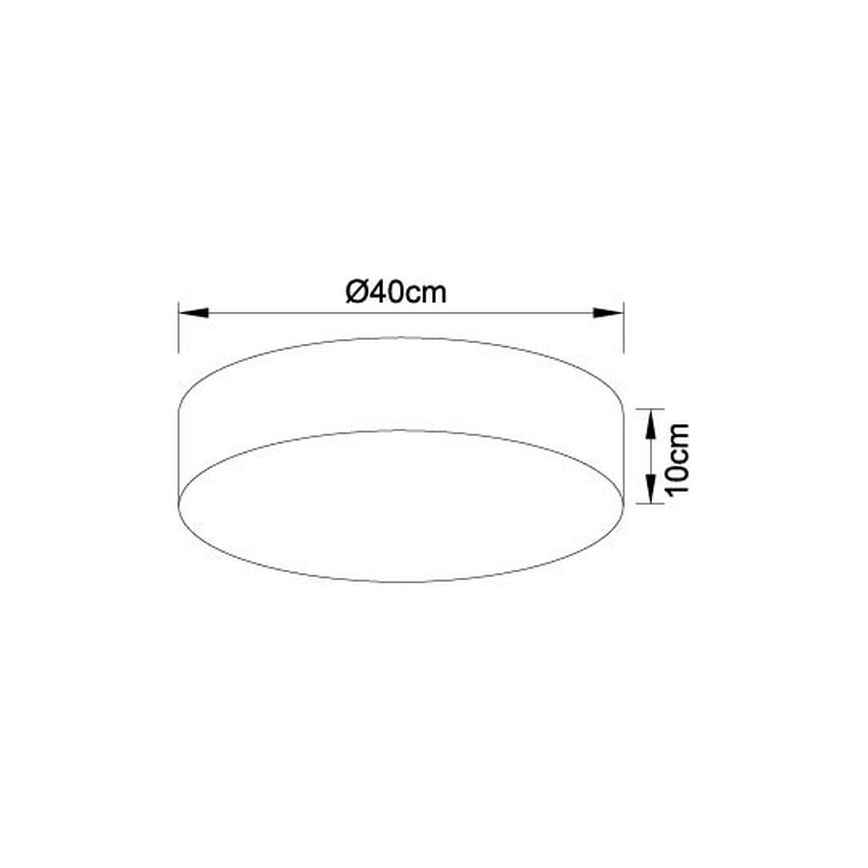 Globo - Светодиодный потолочный светильник с регулированием яркости LED/24W/230V 3000-6000K + дистанционное управление