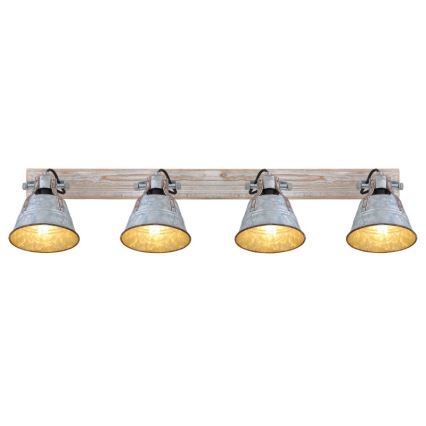 Globo - Точковий світильник 4xE27/60W/230V ялина