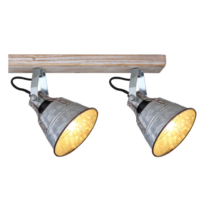 Globo - Точковий світильник 4xE27/60W/230V ялина