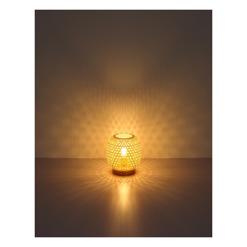 Globo - Настольная лампа 1xE27/60W/230V бамбук