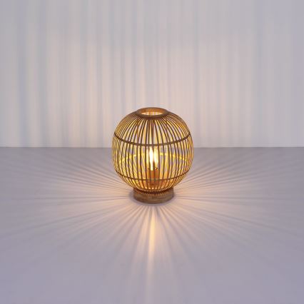 Globo - Настільна лампа 1xE27/60W230V бамбук