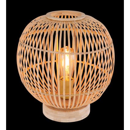Globo - Настільна лампа 1xE27/60W230V бамбук