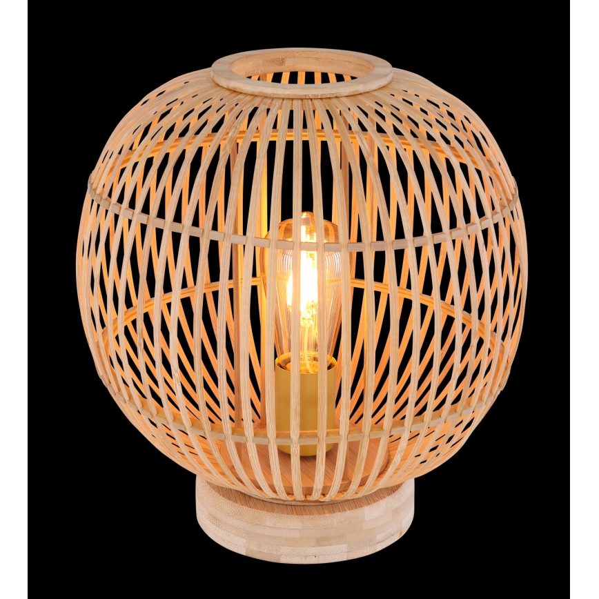 Globo - Настільна лампа 1xE27/60W230V бамбук