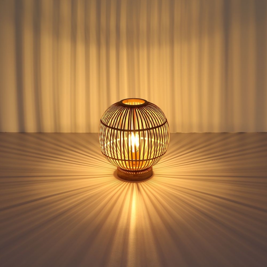 Globo - Настольная лампа 1xE27/60W230V бамбук