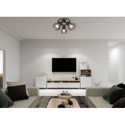 Globo 15388-3 - Прожектор CLASTRA 3xE27/40W/230V