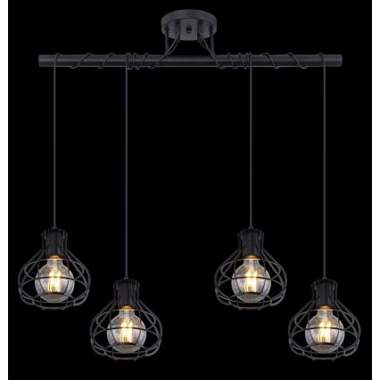 Globo - Підвісна люстра 4xE27/60W/230V