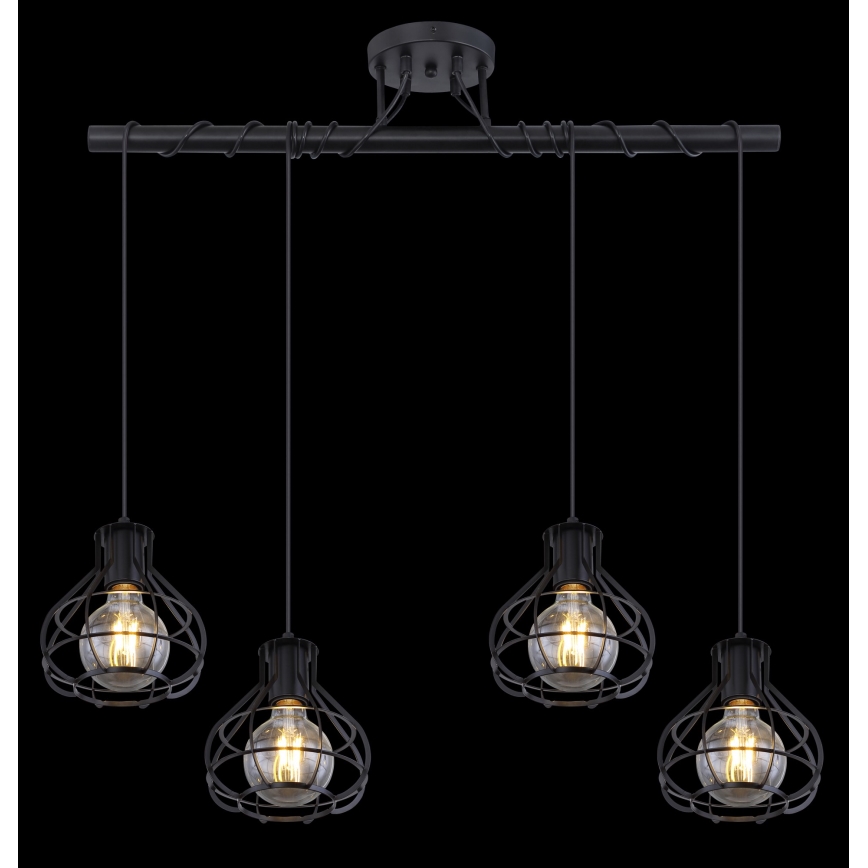 Globo - Підвісна люстра 4xE27/60W/230V