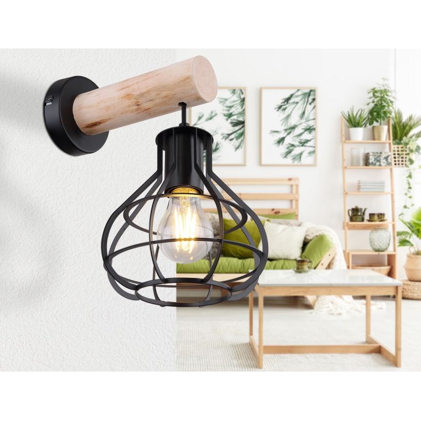 Globo 15388W - Настенный светильник CLASTRA 1xE27/60W/230V