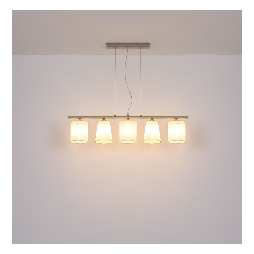 Globo - Підвісна люстра 5xE14/25W/230V