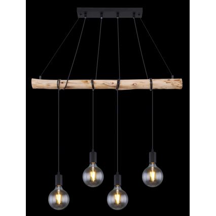 Globo - Підвісна люстра 4xE27/60W/230V