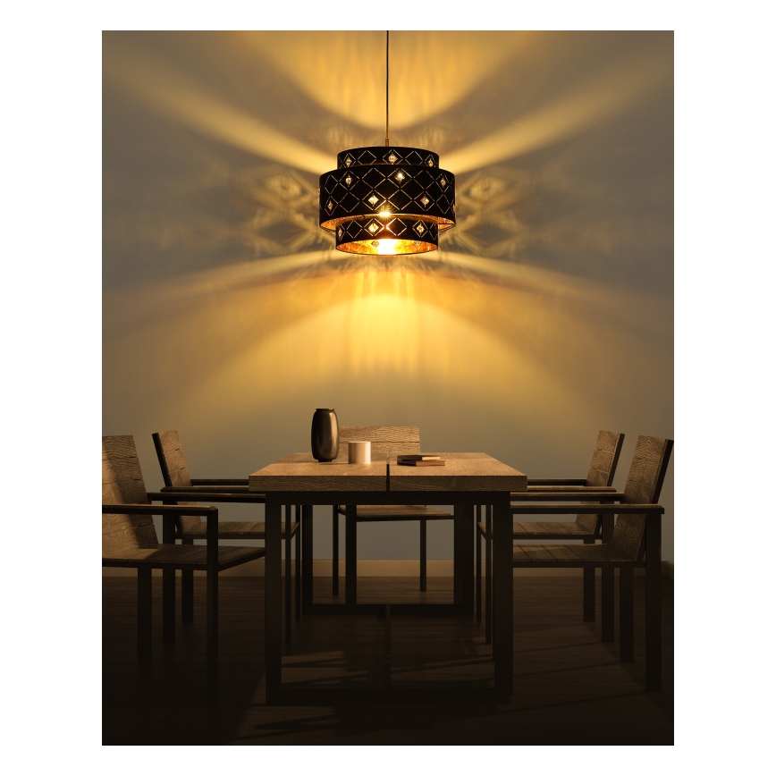 Globo 15448H1 - Підвісна люстра ABBEY 1xE27/60W/230V