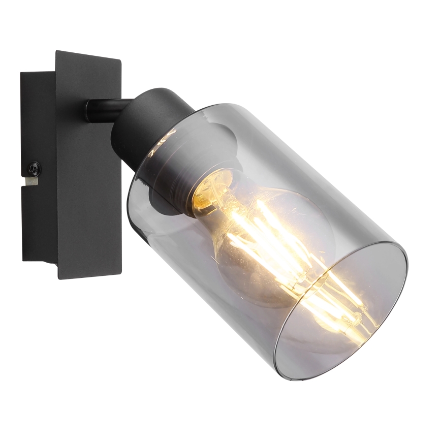 Globo - Настенный точечный светильник 1xE27/15W/230V черный