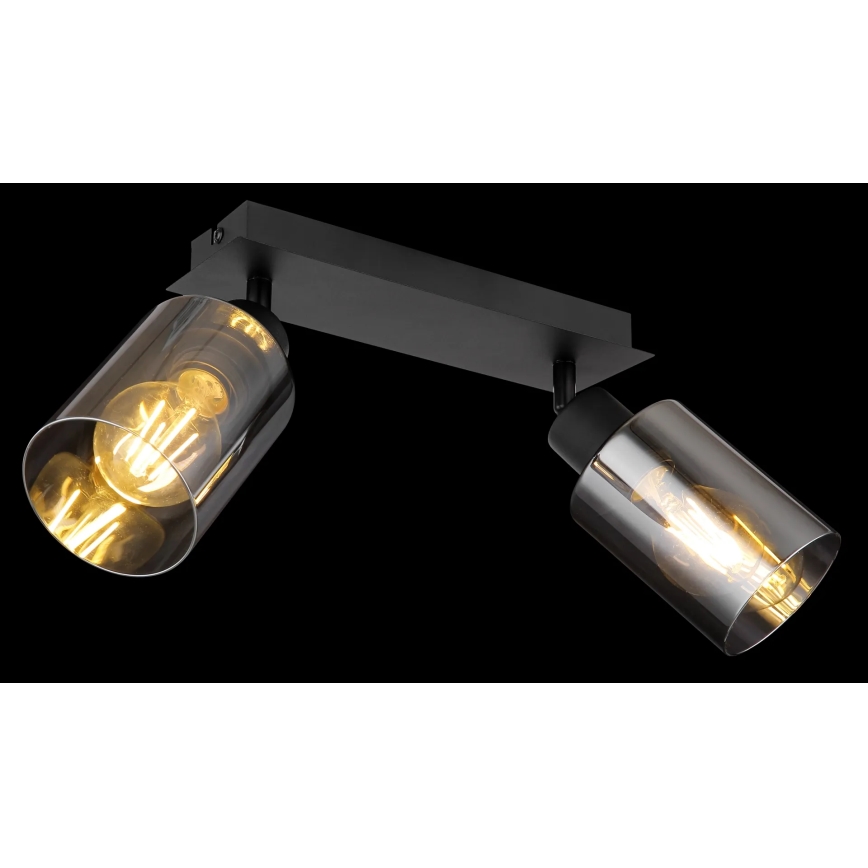 Globo - Точечный светильник 2xE27/15W/230V черный