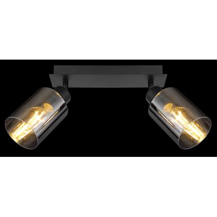 Globo - Точечный светильник 2xE27/15W/230V черный