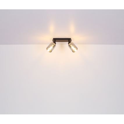 Globo - Точковий світильник 2xE27/15W/230V чорний