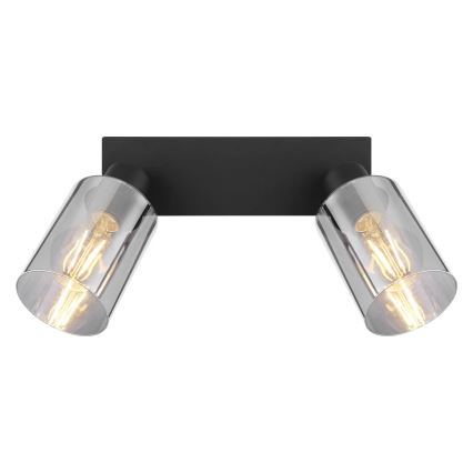 Globo - Точковий світильник 2xE27/15W/230V чорний