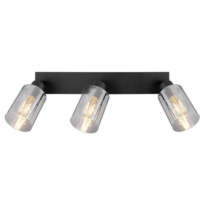 Globo - Точковий світильник 3xE27/15W/230V чорний