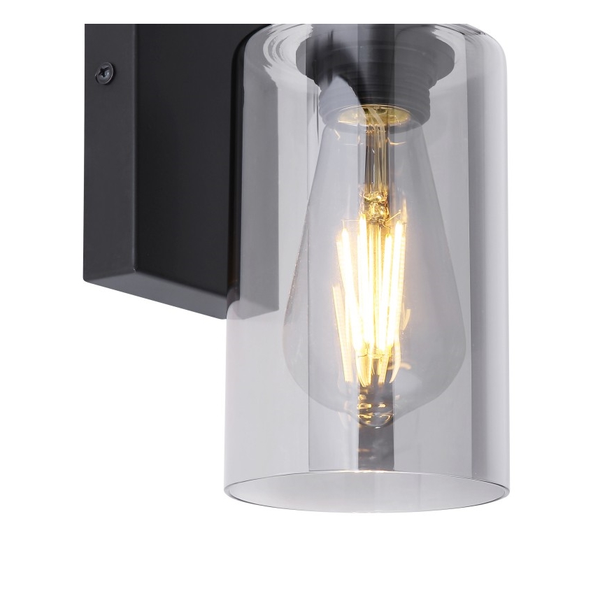 Globo - Настенный светильник 1xE27/60W/230V черный