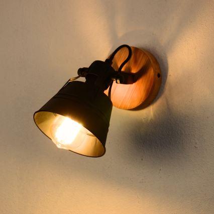 Globo - Настенный точечный светильник 1xE27/60W/230V пихта