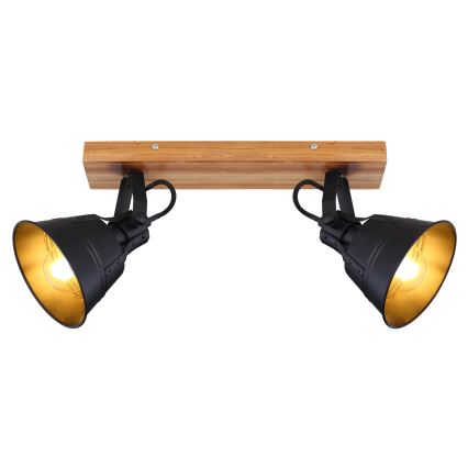 Globo - Точечный светильник 2xE27/60W/230V пихта